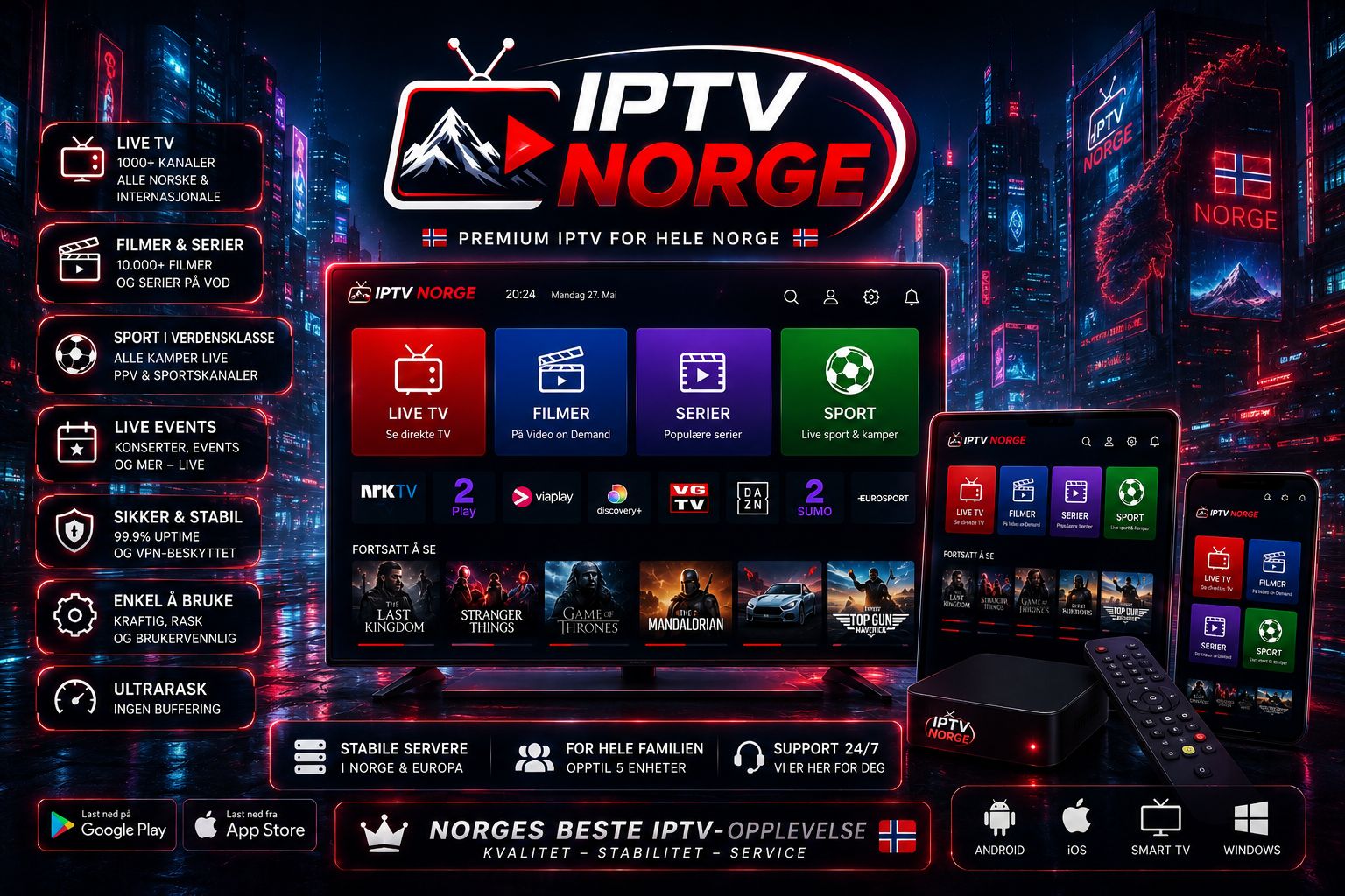 iptv norge